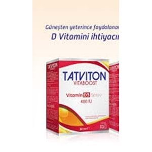 TATVİTON VİTAMİN D3 SPREY 20ML