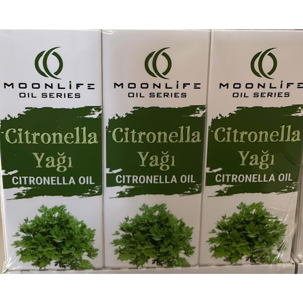 MOON LİFE DOĞAL CİTRONELLA YAĞI 20 ML ( NEMLENDİRİCİ )