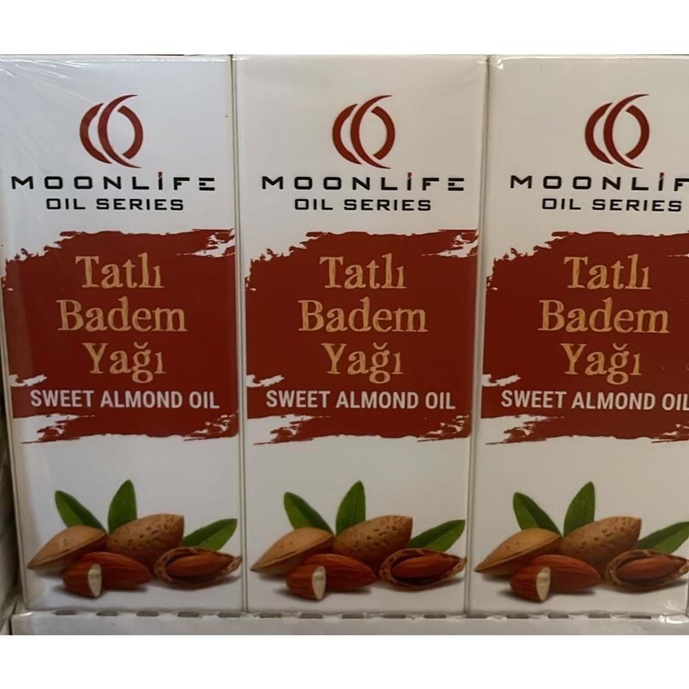 MOON LİFE DOĞAL TATLI BADEM YAĞI 20 ML