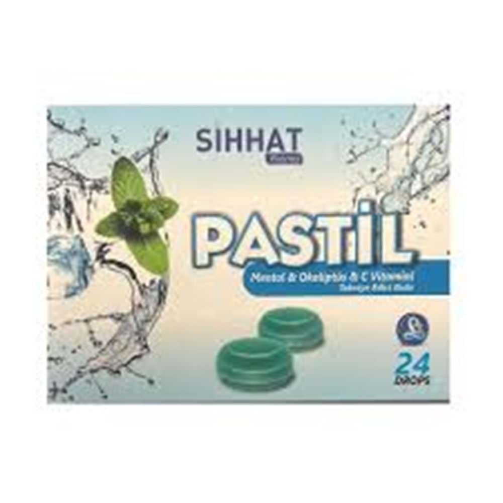 SIHHAT PASTİL C VİTAMİNLİ MENTOL OKALİPTUS
