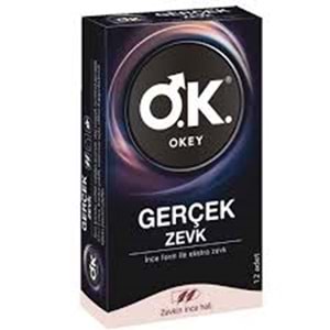OKEY PREZERVATİF GERÇEK ZEVK 12 Lİ