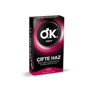OKEY PREZERVATİF ÇİFTE HAZ