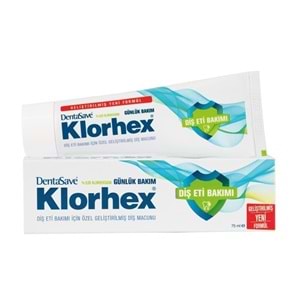 DENTASAVE KLORHEX % 0,05 KLORHEKSİDİN DİŞ MACUNU 75 ML ( GÜNLÜK BAKIM )