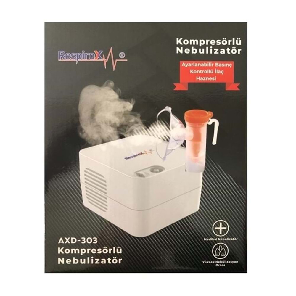 NEBULİZATÖR RESPİROX MODEL AXD-303 BUHAR MAKİNASI