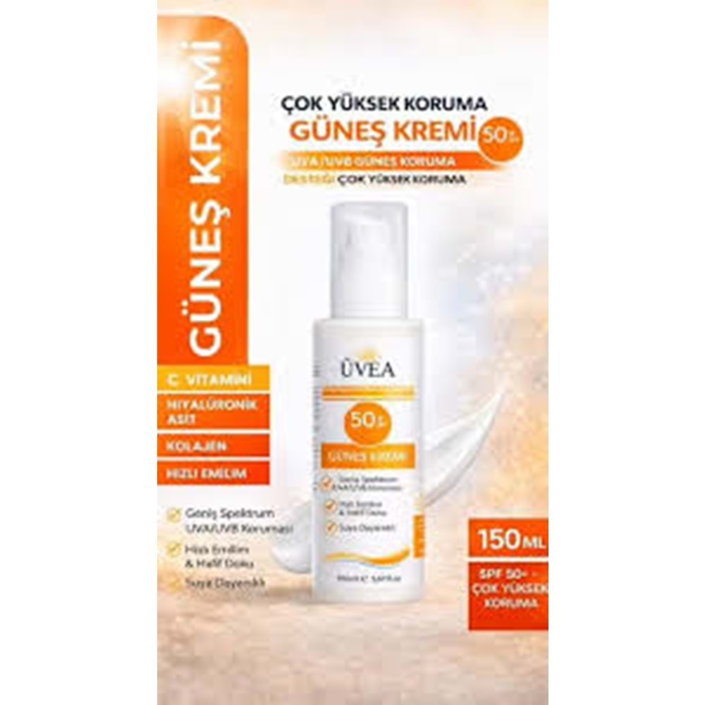 UVEA SPF 50 FAKTÖR GÜNEŞ KORUYUCU 150 ML