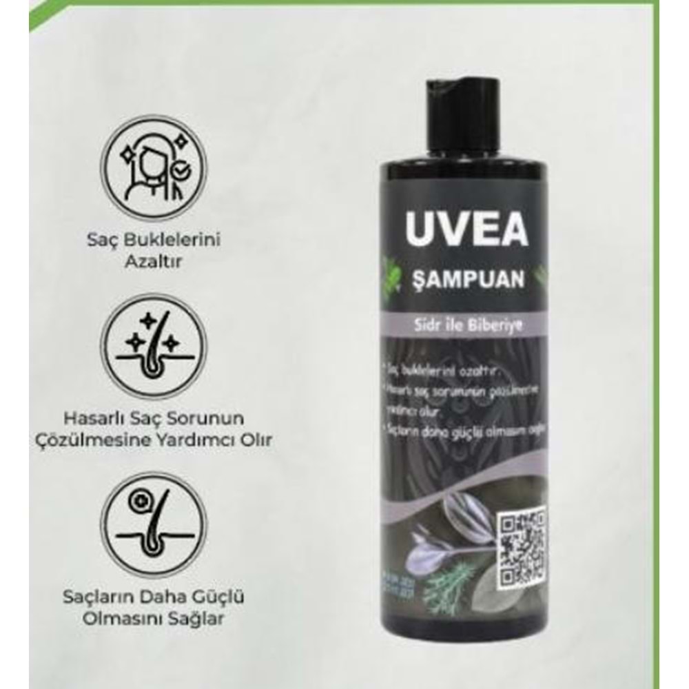 UVEA SİDR&BİBERİYE ŞAMPUANI 400 ML.