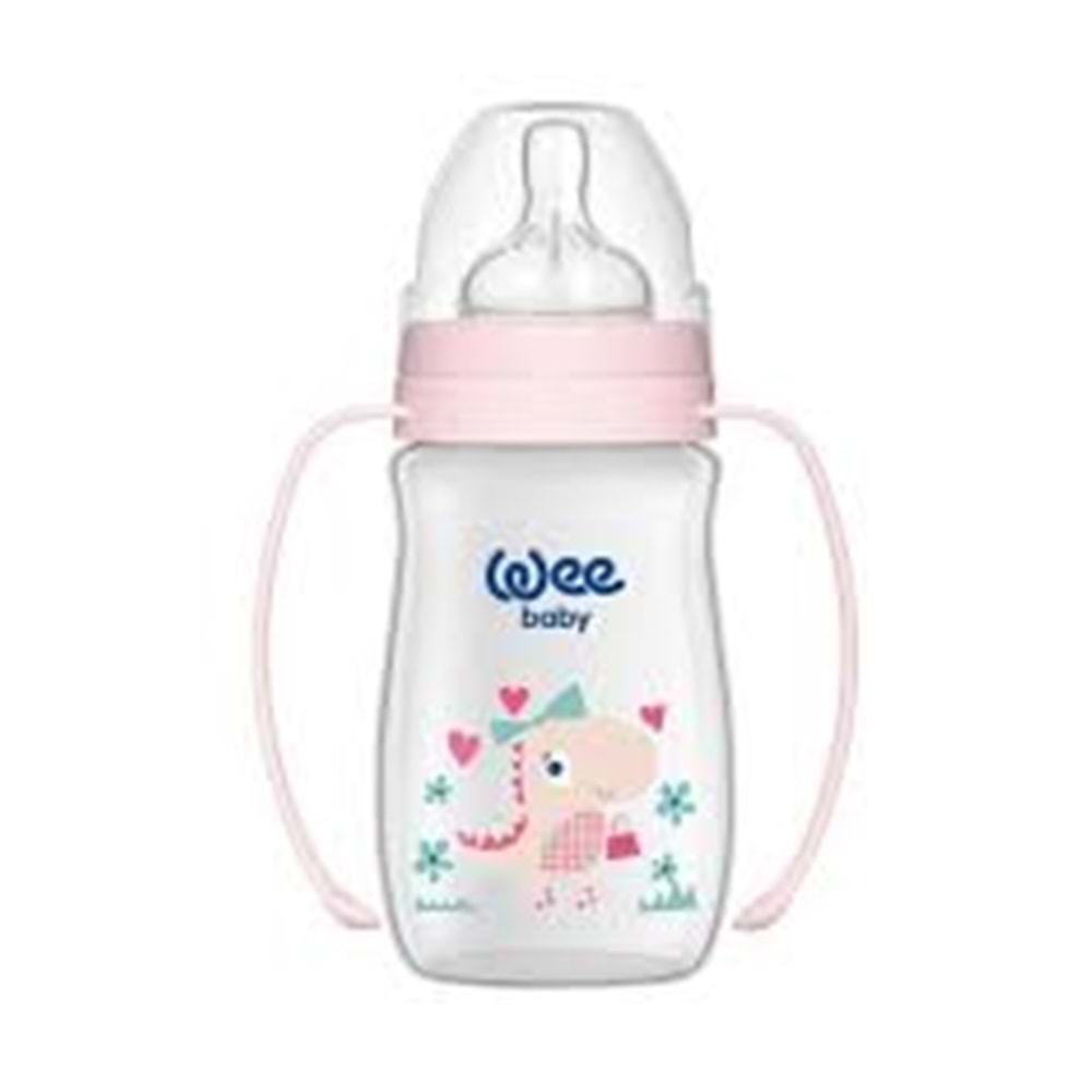 WEE KLASİK GENİŞ AĞIZLI KULPLU PP 250 ML BİBERON ( 138 )